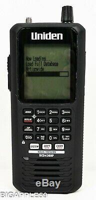 Uniden BCD436HP Handheld Digital Scanner P-25 PHASE I & II X2 TDMA Police Fire