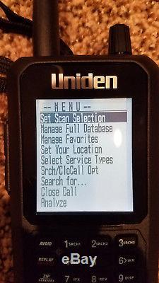 Uniden BCD436HP Handheld Digital Trunking Scanner TrunkTracker V P-25 X2 TDMA