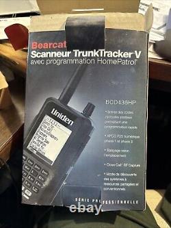 Uniden BCD436HP Home Patrol Digital Handheld Scanner Bearcat Trunktracker V