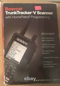 Uniden BCD436HP HomePatrol Series Digital Handheld Scanner