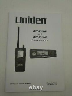 Uniden BCD436HP HomePatrol Series Digital Handheld Scanner Bearcat Used