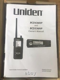 Uniden BCD436HP HomePatrol Series Digital Handheld Scanner New In Box Fast Ship