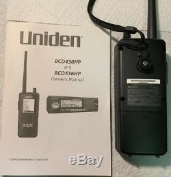 Uniden BCD436HP HomePatrol Series Digital Handheld Scanner Rarely Used