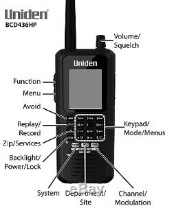 Uniden BCD436HP HomePatrol Series Digital Handheld Scanner. TrunkTracker V