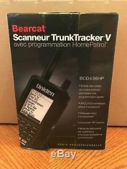Uniden BCD436HP HomePatrol Series Digital Handheld Scanner TrunkTracker V