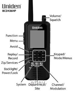 Uniden BCD436HP HomePatrol Series Digital Handheld Scanner. TrunkTracker V, Simp