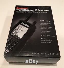 Uniden BCD436HP HomePatrol Series Digital Handheld Scanner TrunkTracker V Tech