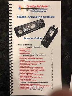 Uniden BCD436HP HomePatrol Series Digital Handheld Scanner With Holder & Manuals