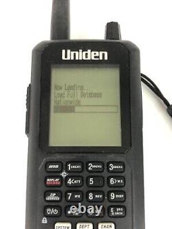 Uniden BCD436HP HomePatrol Series Digital Handheld Scanner used good working