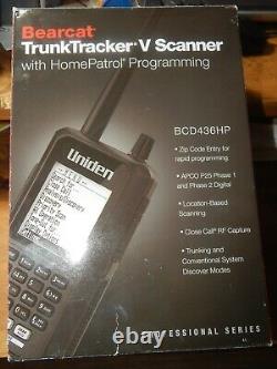 Uniden BCD436HP HomePatrol Series Digital Trunk Tracker V Handheld Scanner