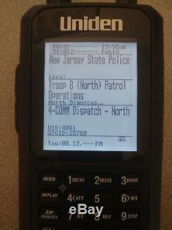 Uniden BCD436HP P-25 PHASE I & II TDMA, DMR Handheld Digital Police Scanner