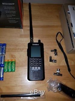Uniden BCD436HP P-25 PHASE I & II TDMA, DMR Handheld Digital Police Scanner MINT