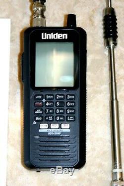 Uniden BCD436HP P25 Phase 1 & 2 Digital Handheld Police Scanner TrunkTracker V