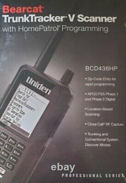 Uniden BCD436HP Professional Series Digital Handheld Scanner (NEVER USED)