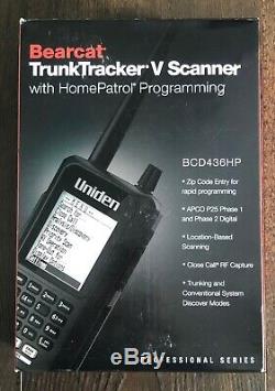 Uniden BCD436HP Trunk Tracker V Digital Handheld Scanner P-25 Phase I & II TDMA