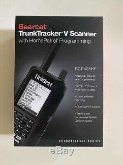 Uniden BCD436HP TrunkTracker V Digital Handheld Police Scanner