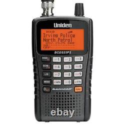 Uniden Bcd325p2 Handheld Portable Trunktracker V Radio Frequency Police Scanner