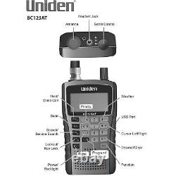 Uniden Bearcat BC125AT Handheld Scanner, 500-Alpha-Tagged Channels, Close Call