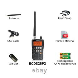 Uniden Bearcat BCD325P2 Handheld Digital TrunkTracker V Scanner