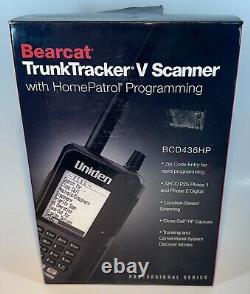 Uniden Bearcat BCD436HP Handheld Digital TrunkTracker V Scanner HomePatrol