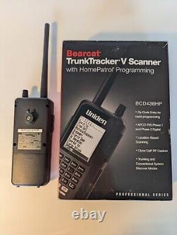 Uniden Bearcat BCD436HP Handheld Digital TrunkTracker V Scanner HomePatrol