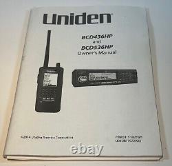 Uniden Bearcat BCD436HP Handheld Digital TrunkTracker V Scanner HomePatrol