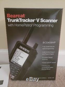 Uniden Bearcat BCD436HP TrunkTracker V Handheld Police Fire Digital Scanner