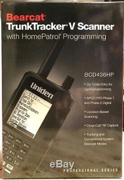 Uniden Bearcat BCD436HP TrunkTracker V HomePatrol Digital Handheld Scanner