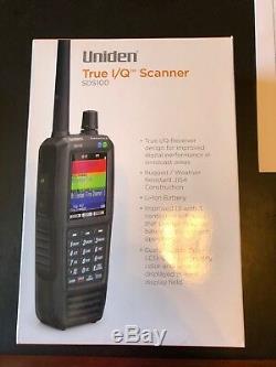 Uniden Bearcat SDS100 True I/Q Digital Handheld Police Scanner Pre-owned