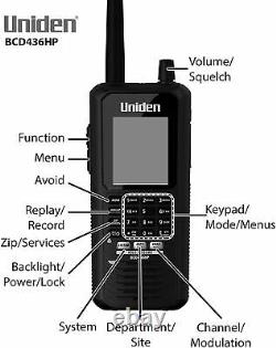 Uniden Digital Handheld Narrow Band Scanner With Easy Zip Code Programming