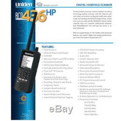 Uniden Digital Handheld Police Narow Band Scanner Zip Code Programmaing With GPS