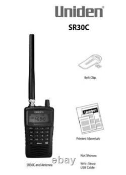 Uniden Handheld Scanner Black (SR30C)