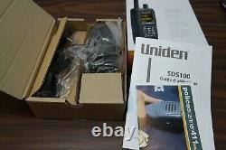 Uniden SDS100 Digital APCO Deluxe Trunking Handheld Scanner In box