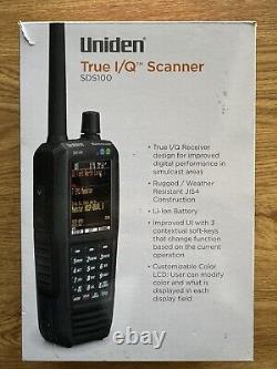 Uniden SDS100 Digital APCO Deluxe Trunking Handheld Scanner Open Box