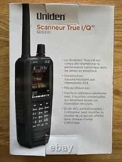 Uniden SDS100 Digital APCO Deluxe Trunking Handheld Scanner Open Box