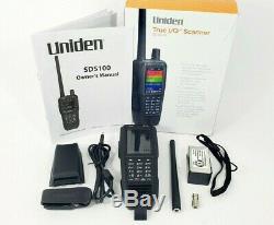 Uniden SDS100 Digital APCO Deluxe Trunking Handheld Scanner True I/Q