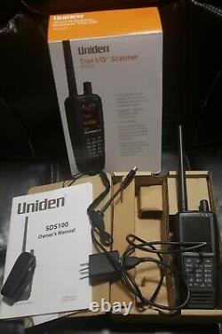 Uniden SDS100 Digital APCO Deluxe Trunking Handheld Scanner Used Great Cond