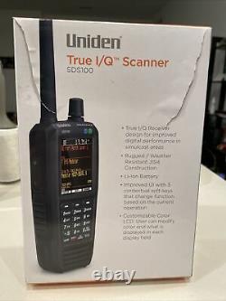 Uniden SDS100 Digital APCO P25 Trunking Handheld Scanner + GPS Kit Included