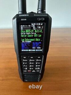 Uniden SDS100 Digital Handheld Radio Scanner Fire Police AM, FM, NFM Transceiver