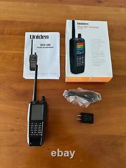 Uniden SDS100 Digital Handheld Radio Scanner Fire Police AM, FM, NFM Transceiver