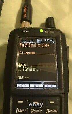 Uniden SDS100 Handheld Digital Scanner NXDN DMR ProVoice Internal GPS + Extras