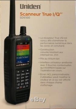 Uniden SDS100 True I/Q Digital Handheld Police Scanner Color LCD Rugged NEW