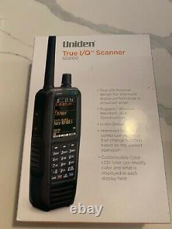 Uniden SDS100 True I/Q Digital Handheld Scanner APCO P25 DMR NXDN 4800 and 9600