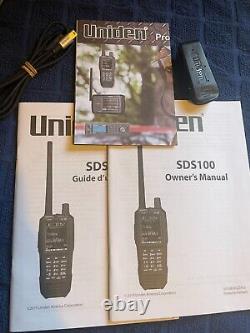 Uniden SDS100 True I/Q Digital Handheld Scanner with Extras