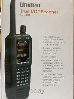 Uniden SDS100 True I/Q Handheld Digital Police Scanner