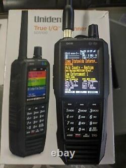 Uniden SDS100 True I/Q Handheld Digital Police Scanner with charger and antenna