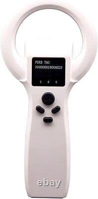 Universal Pet Microchip BT Scanner FDX-A FDX-B HDX AVID 10/15 Digit Chip Reader