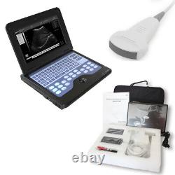 VET Animal Portable Ultrasound Scanner Laptop Machine, 3.5M Convex Probe, Warranty