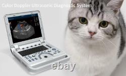 VET Portable Color Doppler Veterinary Ultrasound Scanner Machine Pets Dog Cat US