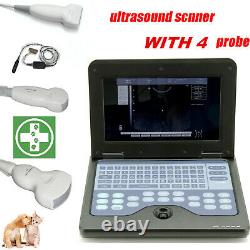 VET Portable laptop machine Digital Ultrasound scanner animal CMS600P2 4 probes